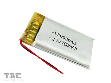 باتری قابل شارژ لیتیوم یون 3.7 وات 700 میلی آمپر برای سیستم فیزیکی Cyber ​​GSP503048