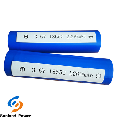ICR18650 باتری استوانه ای لیتیوم یونی 3.7 ولت 2200mah برای لوازم خانگی