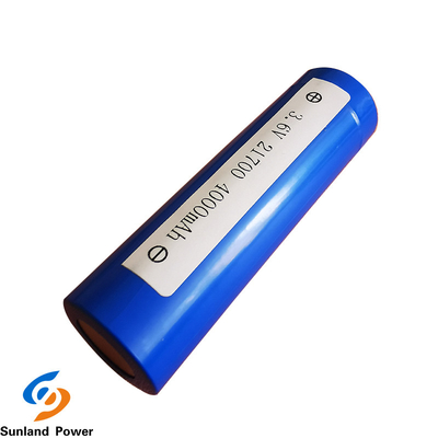 باتری استوانه ای لیتیوم آبی ICR21700 3.6V 4000mah با USB 300 Times Cycle Life