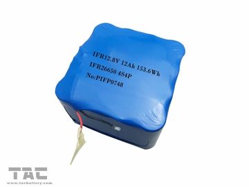 IFM12.8V 12Ah LiFePo4 Battery Pack 26650 4S4P برای خیابان نور خورشیدی