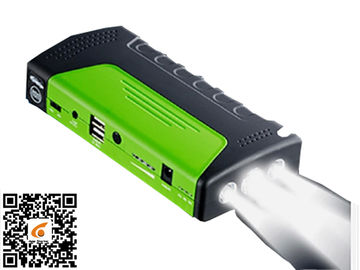 سبز قابل حمل پرش خودرو Starter چراغ روشنایی مشعل / SOS / لرزش 3 در 1 پرتاب شروع و منبع تغذیه