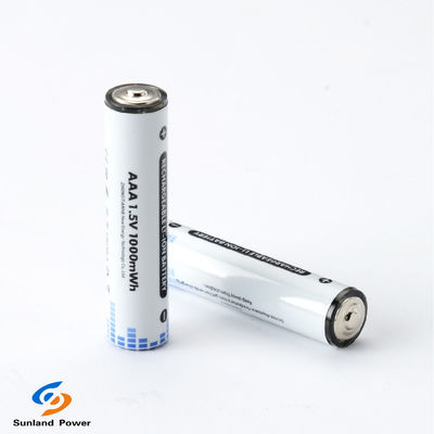 1.5V AAA باتری لیتیوم یون سیلندری قابل شارژ با اتصال نوع C