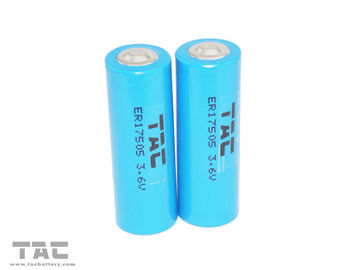 باتری قدرت بالا 3.6V LiSOCl2 باتری ER17505M با مقاومت داخلی کم