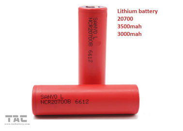 باتری سیلندری یون لیتیوم یون 20700 برای وسیله نقلیه الکتریکی 3.7V 3000MAH 30C