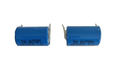 باتری لیتیوم ER14250 3.6V 1 / 2AA Li-Soci2 800mAh برای باتری با دمای بالا