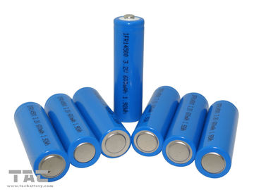 باتری قابل حمل 3.2V LiFePO4 14500 500mAh نوع برق برای تثبیت شبکه