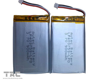 Lithium Polymer Battery Pack LP403759 3.7v 900mah برای PC Table