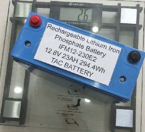 بسته باتری آبی 12 ولت LiFePO4 26650 23AH با مسکن UL2054 برای روشنایی خورشیدی