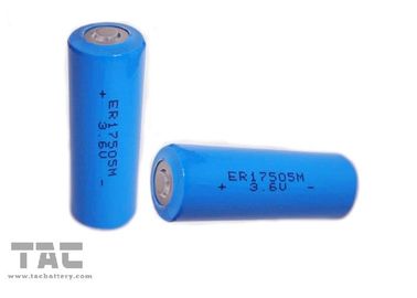 باتری قدرت بالا 3.6V LiSOCl2 باتری ER17505M با مقاومت داخلی کم