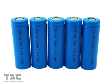 باتری لیتیوم یون لیتیوم یونی قابل شارژ LIR14430 700mAh برای روشنایی