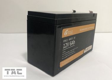 بسته باتری 90 * 70 * 101mm 6Ah 12V LiFePO4 با سیستم BMS