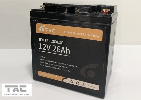 26AH 12V LiFePO4 Battery Pack 32700 برای جایگزینی باتری سرب اسید
