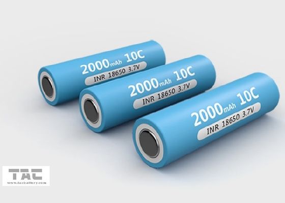 باتری لیتیوم 5C 18650 3.7V 2000mAh سلول لیتیوم یون برای ابزار قدرت