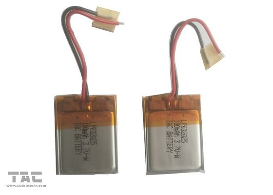 LP032025 100MAH 3.7V باتری لیتیوم پلیمری برای دستگاه های پوشیدنی