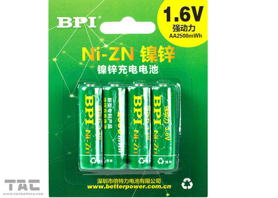 1.6v 1500 Nizn AA باتری های قابل شارژ برای ریش تراش برقی