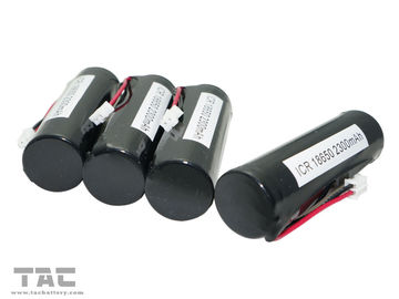 باتری لیتیوم یون باتری ICR18650 2300mAh با سیم برای اسباب بازی های الکترونیکی