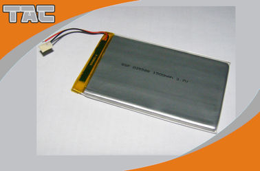 باتری لیتیوم یون لیتیوم GSP035088 3.7V 1500mAh با استفاده از PCB برای اسباب بازی برق