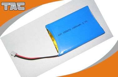 GSP055070 3.7V 1800mAh باتری های لیتیوم یون پلیمر با PCB