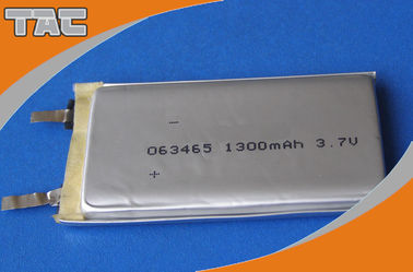 GSP063465 3.7V 1300mAh پلیمر لیتیوم یون باتری با ظرفیت بالا