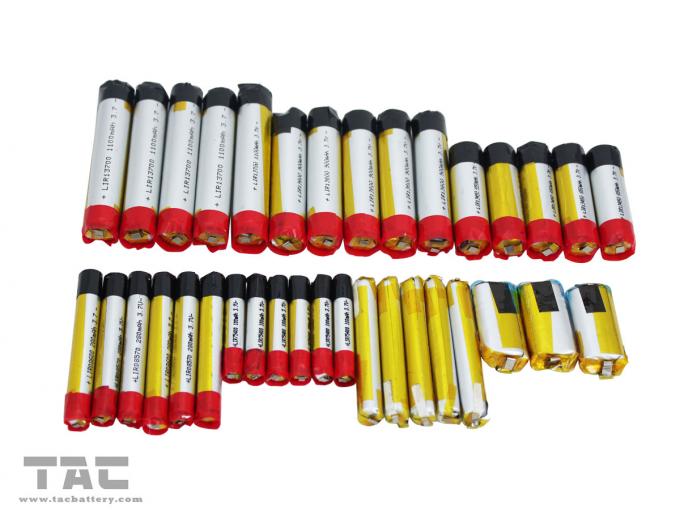 رنگارنگ مینی E-CIG باتری بزرگ LIR08570 برای سیگار الکترونیکی Go Go Kit