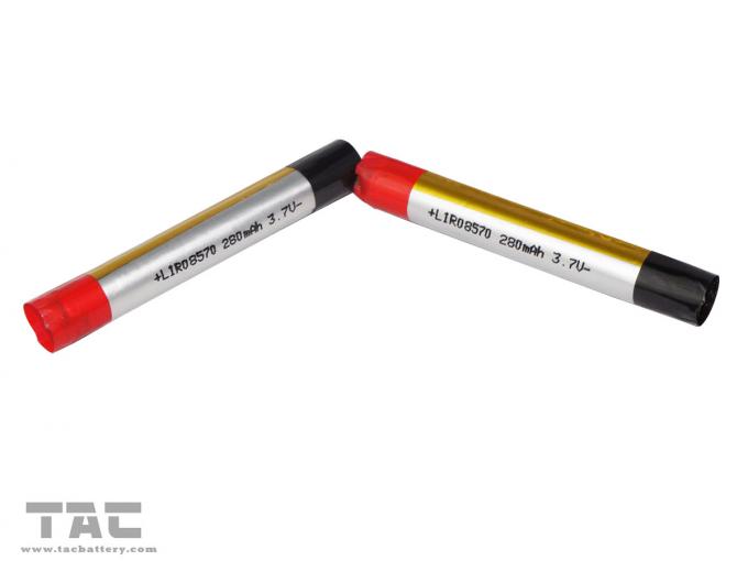 رنگارنگ مینی E-CIG باتری بزرگ LIR08570 برای سیگار الکترونیکی Go Go Kit
