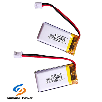LP0452038 باتری 3.2 ولتی 230 میلی آمپر ساعتی لیتیوم یون پلیمری قابل شارژ LiFePo4