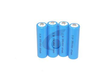 14505/14500 AA 3.2V LiFePO4 باتری 600mah برای محصول خورشیدی