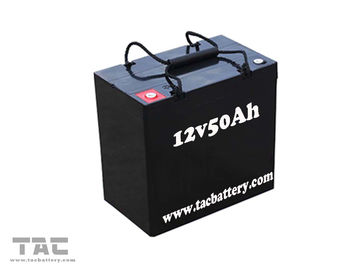 سیاه و سفید 12V 50AH AGM خشک سرب اسید باتری اتومبیل برای دوچرخه های الکتریکی ROHS و UL و CE