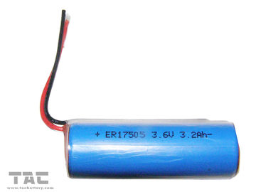 تراکم انرژی 3.6 ولت LiSOCl2 باتری ER17505 با عمر مفید عالی