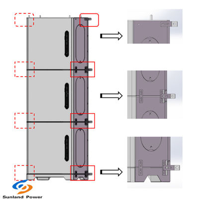 باتری LiFePO4 باتری 48V 100Ah شارژر پنل خورشیدی 5-15kWh سیستم ذخیره سازی انرژی برای خانه