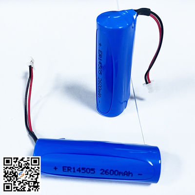 3.6 ولت باتری صنعتی غیر شارژ LiSOCl2 ER14505 2600mAh برای Mousetrap Pass UL1642