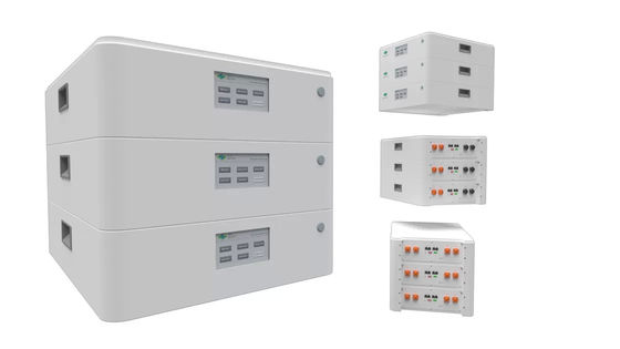 باتری لیتیوم قابل شارژ مجدد قابل انباشت دوامدار 51.2V 50Ah برای خانه
