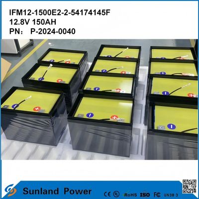 بسته باتری 12 ولت LiFePO4 عمر دوام 3-5 سال با مواد پلاستیکی ABS و ولتاژ اسمی 12.8 ولت