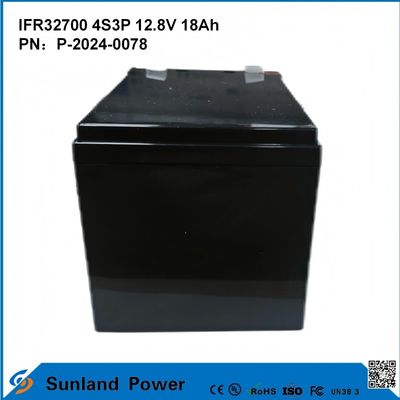 IFR32700 4S3P 12.8V 18Ah برای چراغ های خورشیدی روشن LEDS باغ چراغ های خورشیدی باطری زندگی