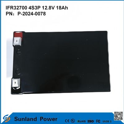IFR32700 4S3P 12.8V 18Ah برای چراغ های خورشیدی روشن LEDS باغ چراغ های خورشیدی باطری زندگی