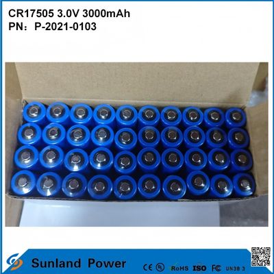 CR17505 3.0V 3000mAh برای ابزار هوشمند تجهیزات پزشکی حمل و نقل و لجستیک مبلمان هوشمند ظرفیت بالا عملکرد تخلیه پایدار ولتاژ خروجی عمر طولانی
