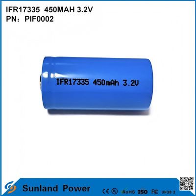 باتری IFR17335 3.2V 450mah مناسب برای انواع دستگاه ها و سناریوها، از جمله: محصولات دیجیتال تجهیزات روشنایی ابزار الکتریکی لوازم خانگی کوچک سیستم های ذخیره انرژی