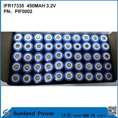 باتری IFR17335 3.2V 450mah مناسب برای انواع دستگاه ها و سناریوها، از جمله: محصولات دیجیتال تجهیزات روشنایی ابزار الکتریکی لوازم خانگی کوچک سیستم های ذخیره انرژی