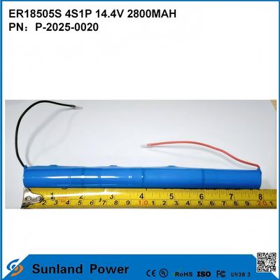 ER18505S 4S1P 14.4V 2800MAH باتری مقاوم در برابر دمای بالا با ظرفیت بالا