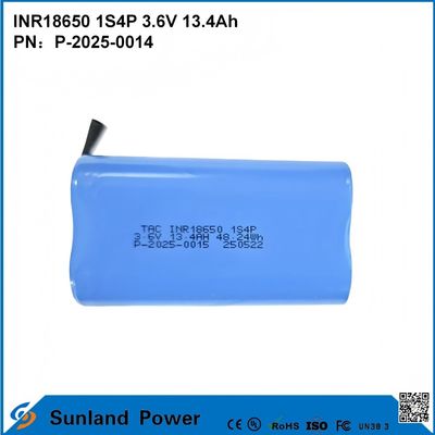 INR18650 1S4P3.6V 13.4Ah ترکیب کامل ظرفیت بالا و ولتاژ بالا