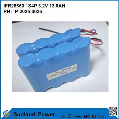 کارخانه تولید باتری‌های IFR26650 1S4P 3.2V 13.6Ah مناسب برای ذخیره انرژی سیار خانگی و تجاری، ابزارهای برقی پرقدرت، دریل‌ها، اره‌ها و سنگ‌زنی‌های زاویه‌دار، تجهیزات پزشکی قابل حمل