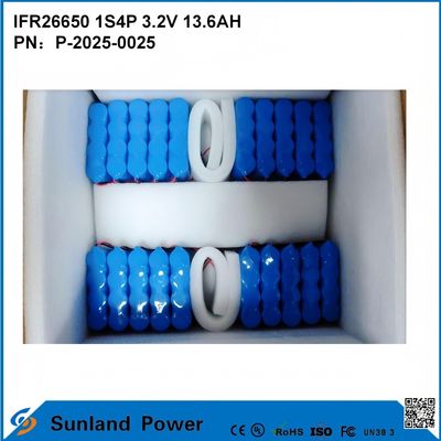 باتری‌های IFR26650 1S4P 3.2V 13.6Ah برای ذخیره انرژی سیار خانگی و تجاری، ابزارهای برقی پرقدرت، دریل‌ها، اره‌ها و سنگ‌زنی‌ها