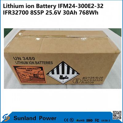 باتری صنعتی IFM Pro 25.6V 30Ah – با IFR32700 Cells، 8S5P، 768Wh. ساخته شده برای AGV ها، ربات ها و ذخیره سازی خورشیدی.
