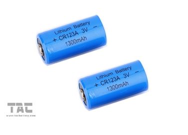 باتری لیتیوم با ظرفیت بالا 3.0V CR123A 1300mAh فلش نور