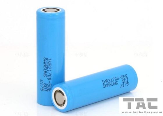 باتری استوانه ای لیتیوم یون باتری قابل شارژ INR21700-50E برای ابزار الکترونیکی ESS