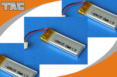 GSP041235 3.7V 120mAh باتری لیتیوم یون پلیمر برای PDA MP3 MP4 کارت هوشمند