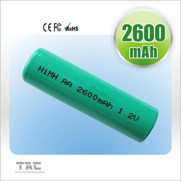باتری های Ni-MH قابل شارژ برای استفاده از 2700mAh 1.2V از راه دور برق آماده می شوند