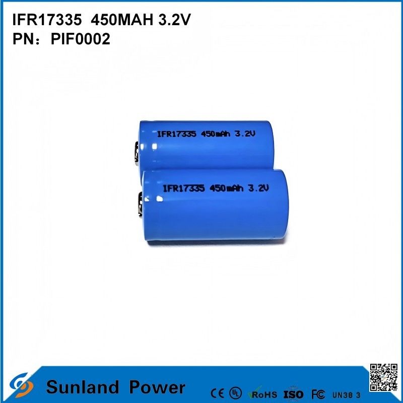 باتری IFR17335 3.2V 450mah مناسب برای انواع دستگاه ها و سناریوها، از جمله: محصولات دیجیتال تجهیزات روشنایی ابزار الکتریکی لوازم خانگی کوچک سیستم های ذخیره انرژی