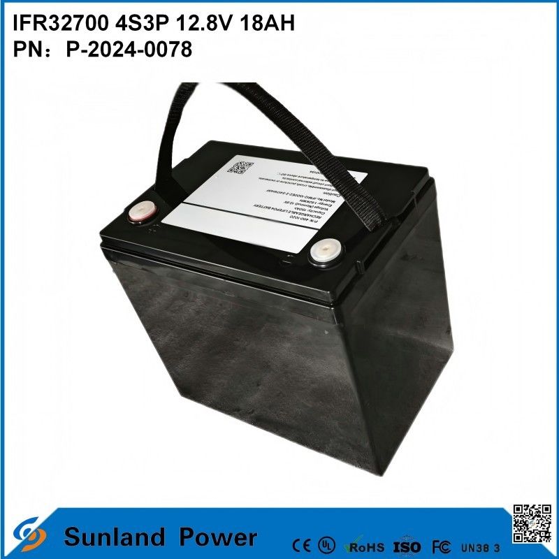 IFR32700 4S3P 12.8V 18Ah برای چراغ های خورشیدی روشن LEDS باغ چراغ های خورشیدی باطری زندگی