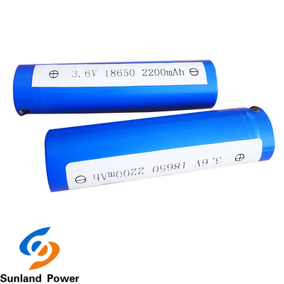 ICR18650 باتری استوانه ای لیتیوم یونی 3.7 ولت 2200mah برای لوازم خانگی